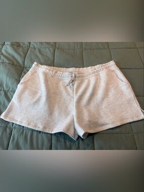 Women's Heather Gray Lounge Shorts - Brand: Vively
